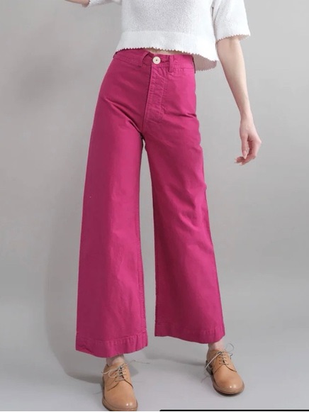 Jesse Kamm Sailor Pants In Dragon Fruit